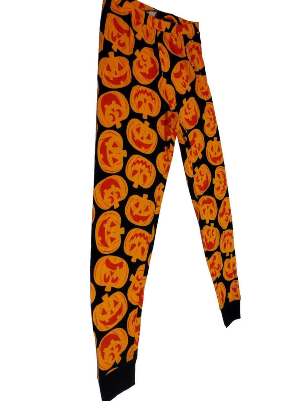 Mens PUMPKINS New Leggings Pajama Bottom Pants Soft Cotton INSEAM 31 RETRO